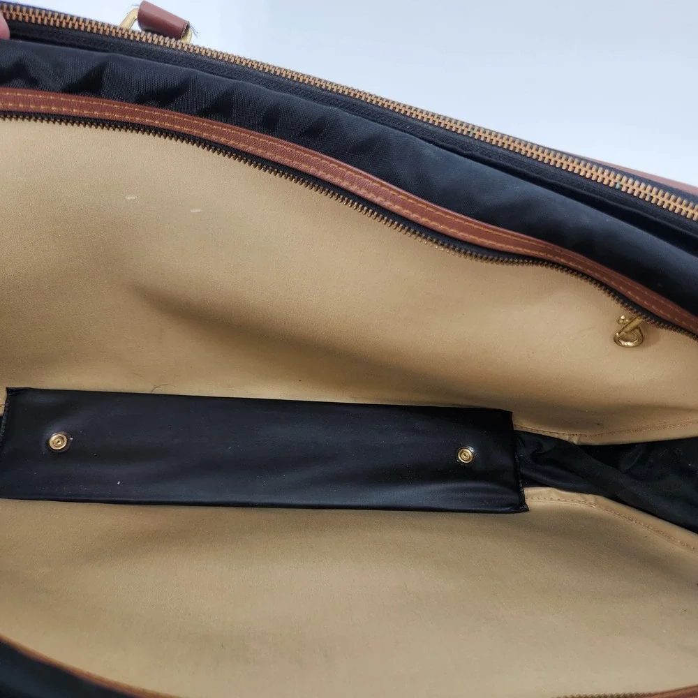 Vintage Lark Travel Bag Set Duffel Weekender Carry On Retro Stripe Luggage